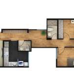 3 Dormitorios - Dpto. 202 - 93.5 m2